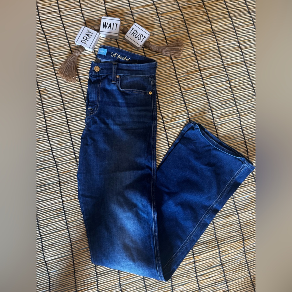 7 for all mankind Women's Blue Jeans